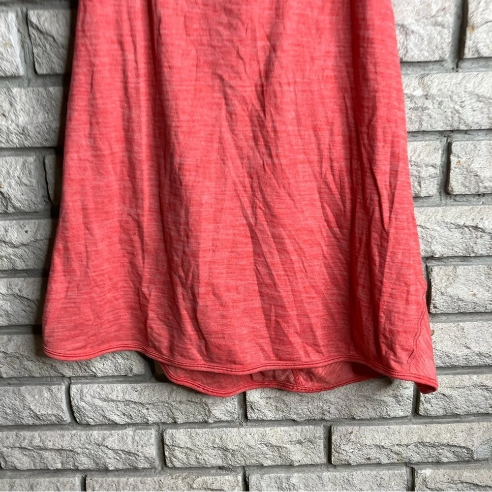 Lululemon Essential Tank Heathered Red Orange